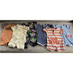 Bonds Zippy Romper Wondersuit Size 12-18 Short Carters Gap Lot